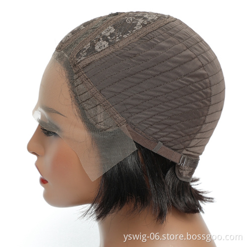 Top Quality Unprocessed Brazilian Virgin Hair Tpart Bob Wig Straight Human Hair Short Bob Wig